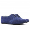 Damen Freizeitschuhe 186 indigo Veloursleder