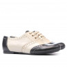 Damen Freizeitschuhe 186 schwarz+beige