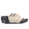 Damen Freizeitschuhe 186 schwarz+beige