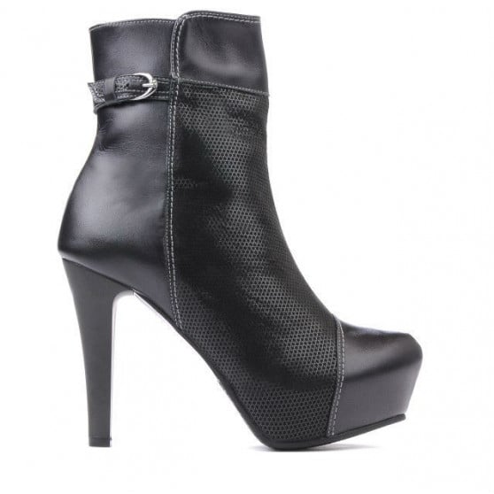 Damenstiefel 1148 schwarz kombiniert Damenstiefel 1148 schwarz kombiniert