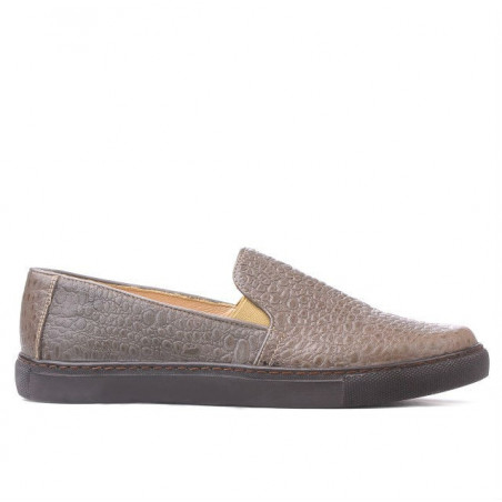 Damen-Sportschuhe 658 Krokodil Sand
