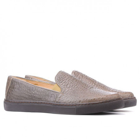 Damen-Sportschuhe 658 Krokodil Sand