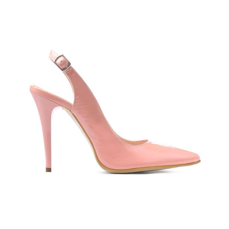 Damen Sandalen 1235 Lack Rosa