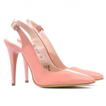 Damen Sandalen 1235 Lack Rosa