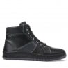 Herrenstiefel 4107 schwarz+grau