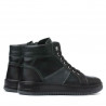 Herrenstiefel 4107 schwarz+grau
