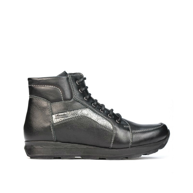 Stiefel 3324 schwarz kombiniert