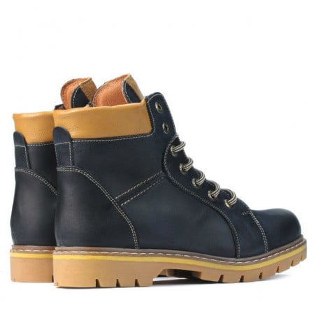 Jugendstiefel 439-1 Tuxon Indigo+Braun