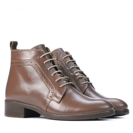 Damen Stiefeletten 3323 Cappuccino