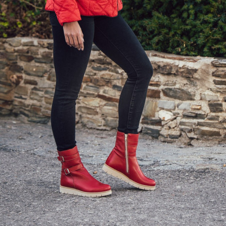 Damenstiefel 3321 Rot