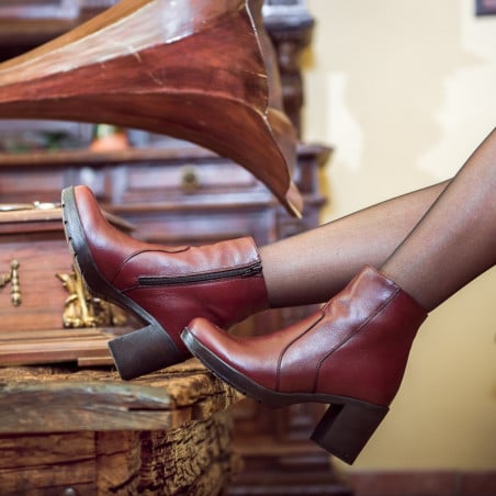 Damenstiefeletten 3325 Bordeaux