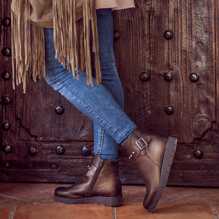 Damenstiefel 3320 kupferfarben