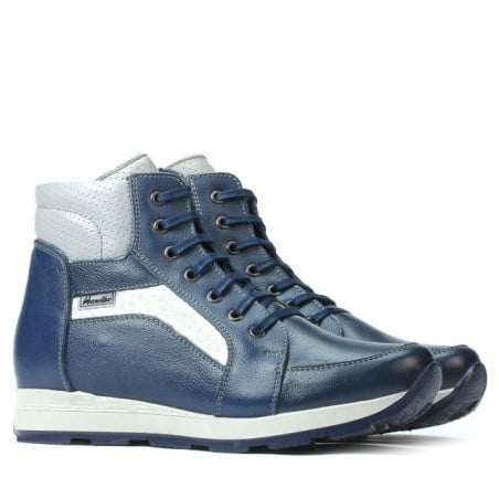 Stiefel 3324 Indigo kombiniert