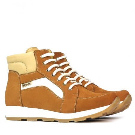 Stiefeletten 3324 braun Bufo kombiniert