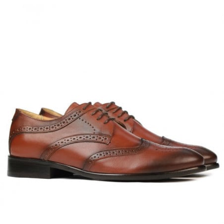 Herren Freizeitschuhe / elegante Schuhe 874 in Cognac
