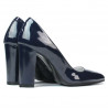 Elegante Damenschuhe 1261 Lack Indigo