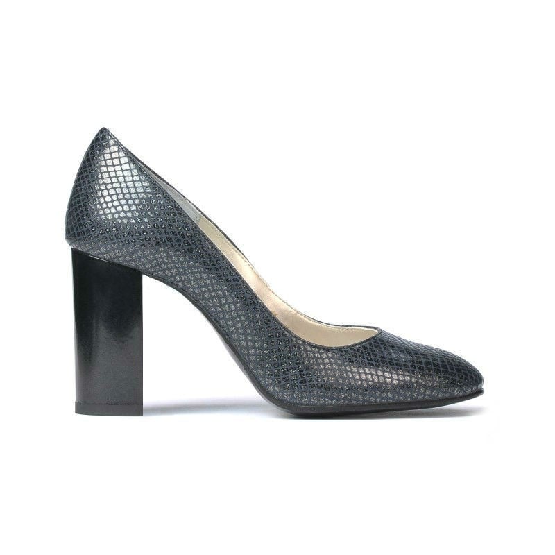 Elegante Damenschuhe 1269 Python Indigo