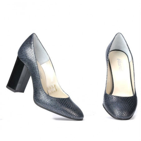 Elegante Damenschuhe 1269 Python Indigo