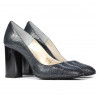 Elegante Damenschuhe 1269 Python Indigo