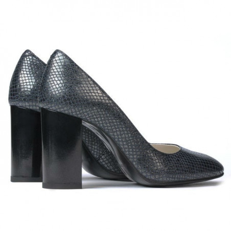 Elegante Damenschuhe 1269 Python Indigo