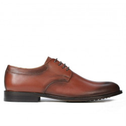 Elegante Herrenschuhe 839 in Cognac