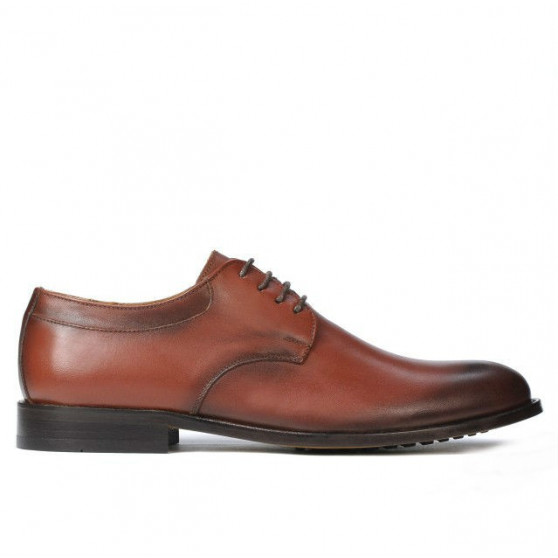 Elegante Herrenschuhe 839 in Cognac