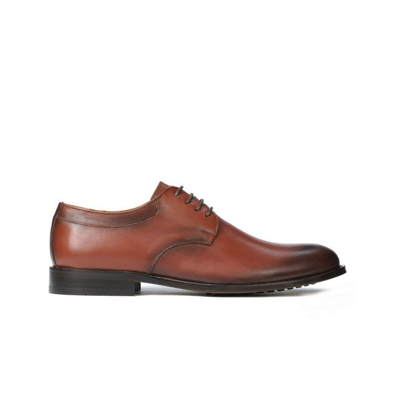 Elegante Herrenschuhe 839 in Cognac