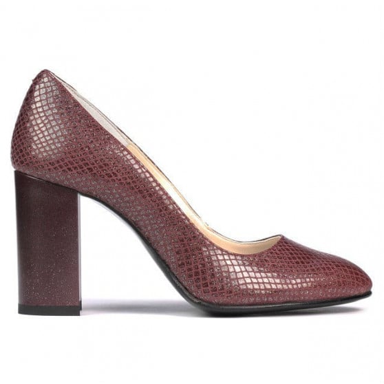 Damen elegante Schuhe 1269 Python Bordeaux Damen elegante Schuhe 1269 Python Bordeaux