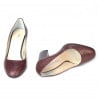 Damen elegante Schuhe 1269 Python Bordeaux