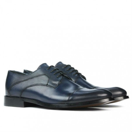 Elegante Herrenschuhe 879 in Indigo