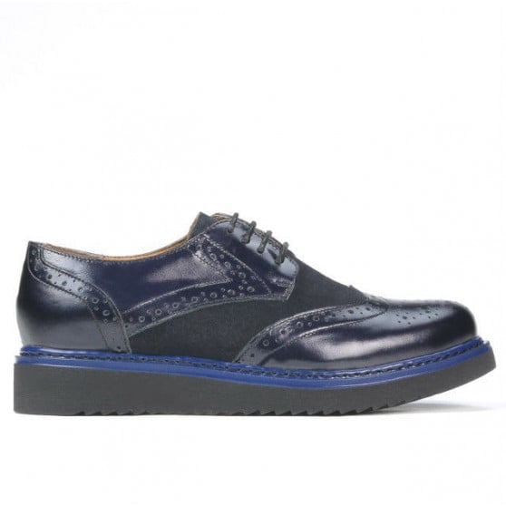 Damen Freizeitschuhe 663-1 Lack Indigo kombiniert Damen Freizeitschuhe 663-1 Lack Indigo kombiniert