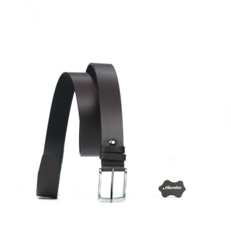 Gürtel Herren 25bp braun perforiert