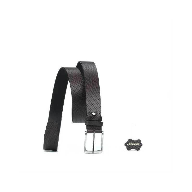 Gürtel Herren 25bp braun perforiert