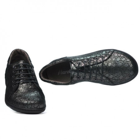 Damen-Casual-Schuhe 698 schwarz perlmutt