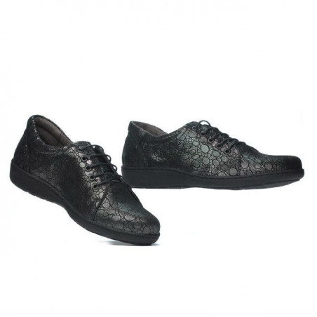 Damen-Casual-Schuhe 698 schwarz perlmutt
