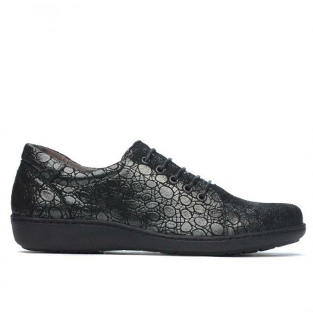 Damen-Casual-Schuhe 698 schwarz perlmutt