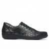 Damen-Casual-Schuhe 698 schwarz perlmutt