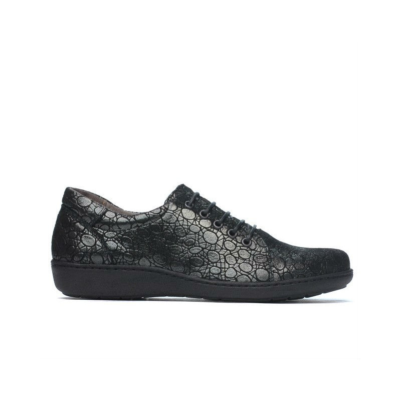 Damen-Casual-Schuhe 698 schwarz perlmutt