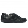 Damen-Casual-Schuhe 698 schwarz perlmutt