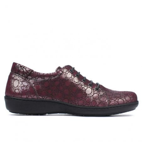 Damen Freizeitschuhe 698 bordeaux perlmuttfarben
