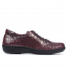 Damen Freizeitschuhe 698 bordeaux perlmuttfarben