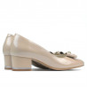 Elegante Damenschuhe 1270 Lack Elfenbein