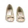 Elegante Damenschuhe 1270 Lack Elfenbein