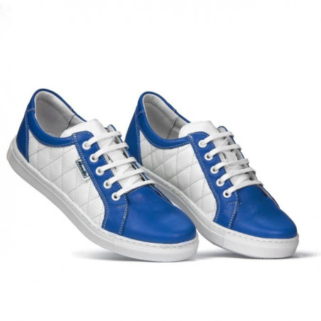 Damen-Sportschuhe 648 indigo+weiß