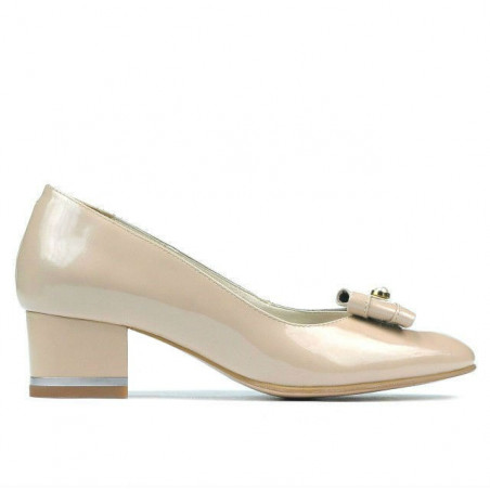 Elegante Damenschuhe 1270 Lack Elfenbein