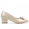 Elegante Damenschuhe 1270 Lack Elfenbein