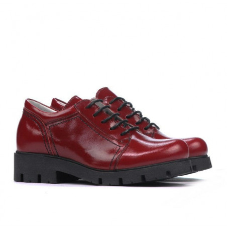 Kinderschuhe 158 Lack Burgunderrot