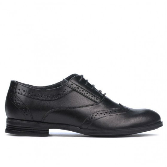 Elegante Jugendlichenschuhe 393 schwarz