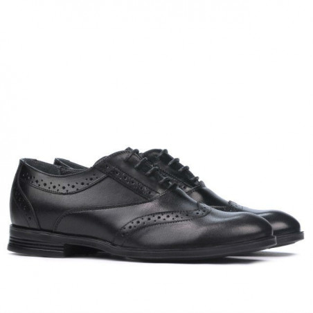 Elegante Jugendlichenschuhe 393 schwarz