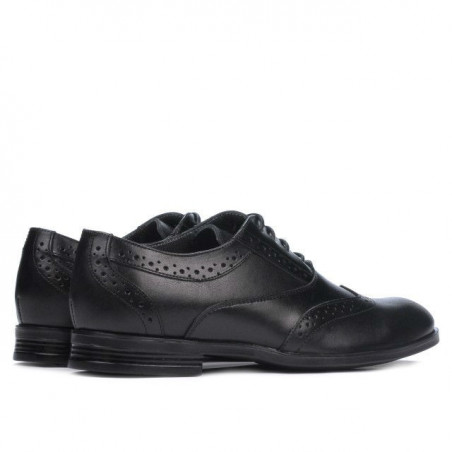 Elegante Jugendlichenschuhe 393 schwarz